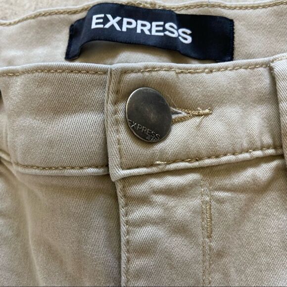 Express Stretch Leggings Mid Rise 2P Cream - Picture 5 of 9